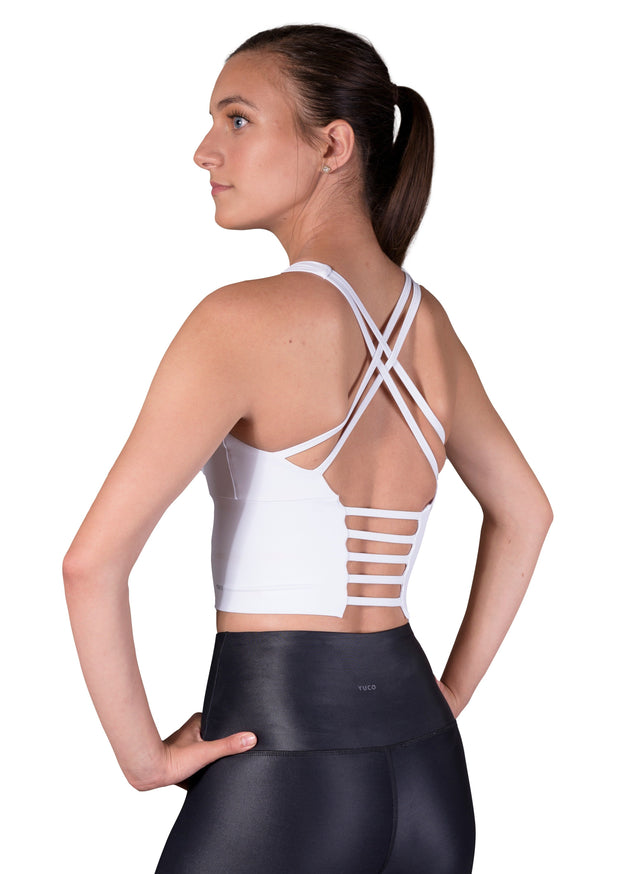 Women's Cross Back Strappy Yoga Vest Ladies Loose Fitness Run Workout Tops  Tank